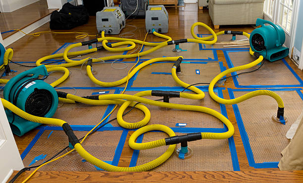 Professional Crawl Space Water Removal technician working in Tyndall, SD